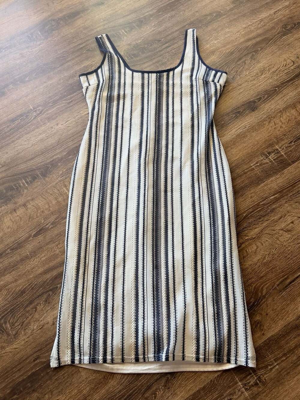 Sam Edelman Women's Striped Knit Midi Dress size large